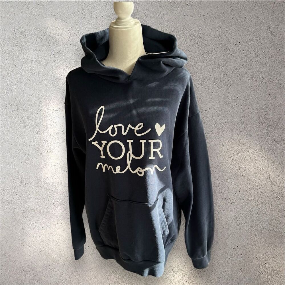 Love Your Melon Blue Hoodie Cozy Sweatshirt